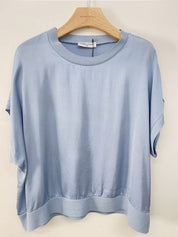 T-Shirt Silke- Tanas Ljusblå
