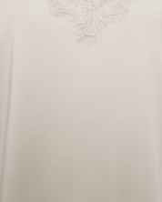 Linne med spetskant FREEQUENT- FQBicco 120962 Moonbeam/ Ljusbeige
