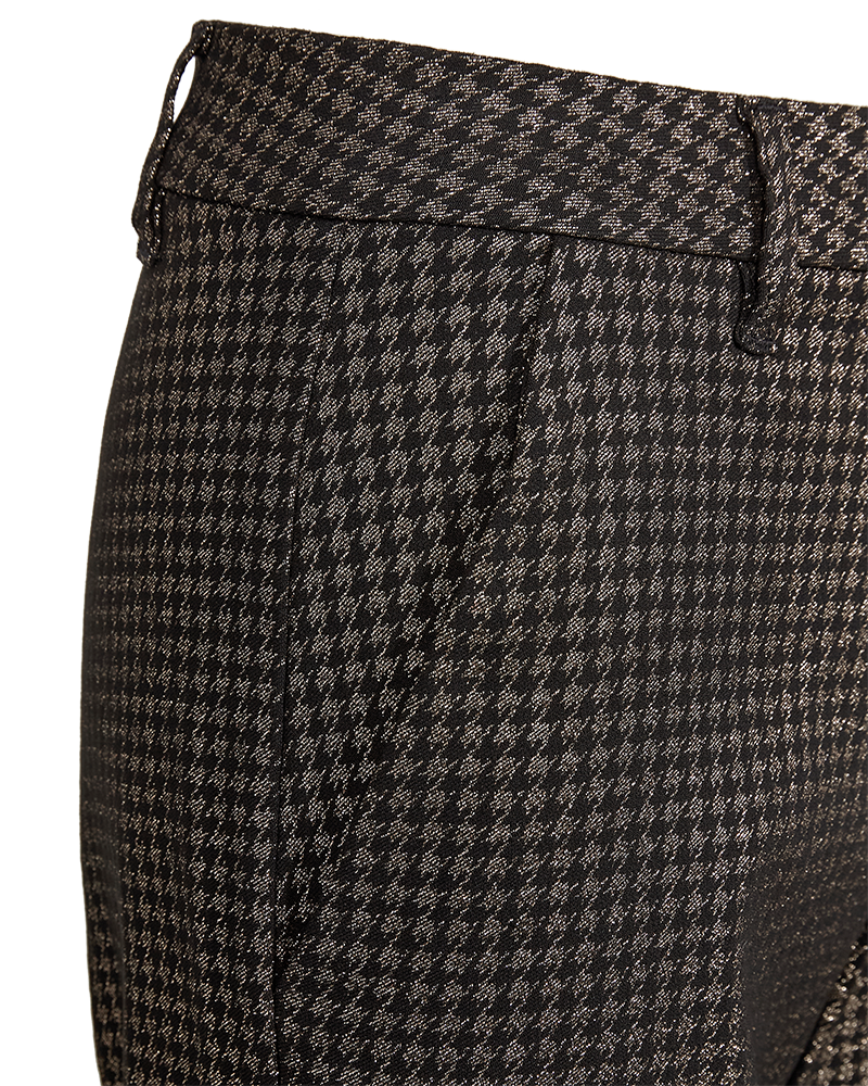 Smårutig Kostymbyxa med guldtråd FREEQUENT- FQRexy Pants 212059