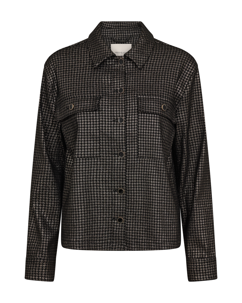 Smårutig Skjort/Jacka med guldtråd FREEQUENT- FQRexy 212065 Jacket