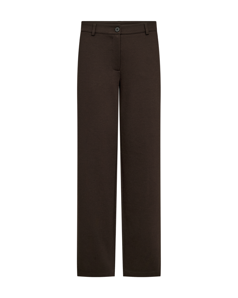 Rak Jerseybyxa FREEQUENT- FQNanni Pants Mole/ Mörkbrun