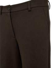 Rak Jerseybyxa FREEQUENT- FQNanni Pants Mole/ Mörkbrun