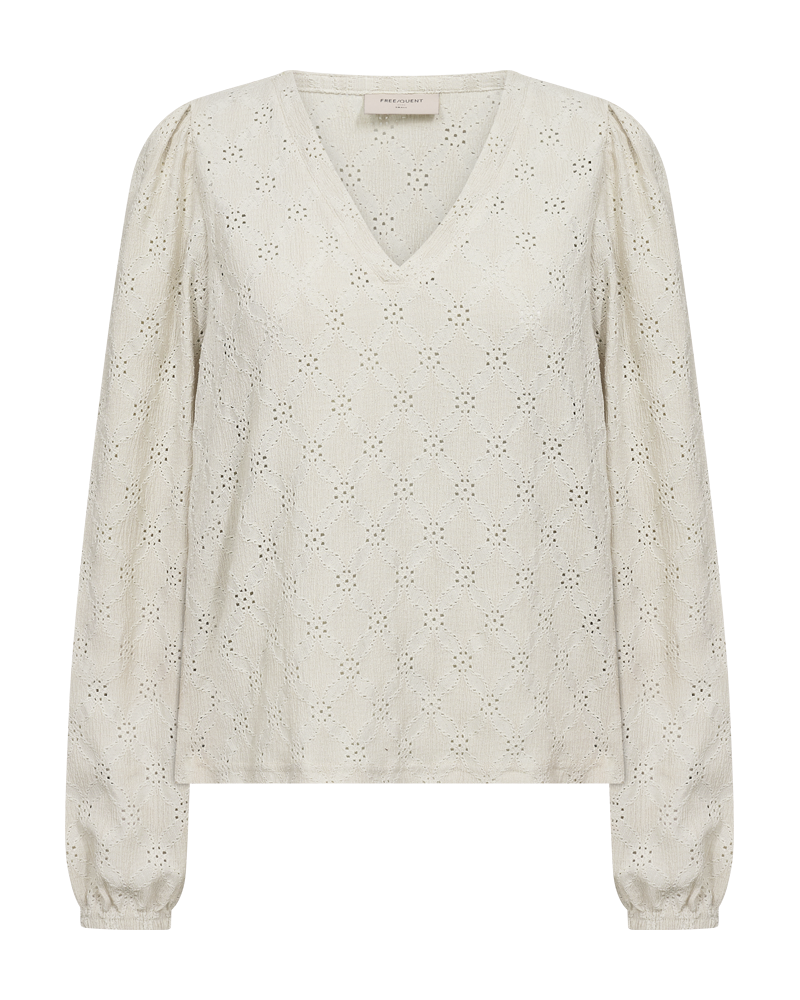 Blus/Tröja FREEQUENT- FQSkiona 211643 Moonbeam/ Beige