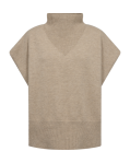 Stickad Väst FREEQUENT- FQEscapsy 212231/ Beige