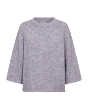 Stickad Tröja FREEQUENT- FQGrsLulu 205507 Iris Melange/ Lavendellila