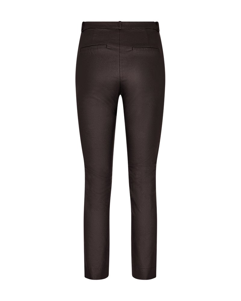 PU-Byxa FREEQUENT- FQSolvej Ankel-Cooper Mole/ Mörk Brun vaxbyxa