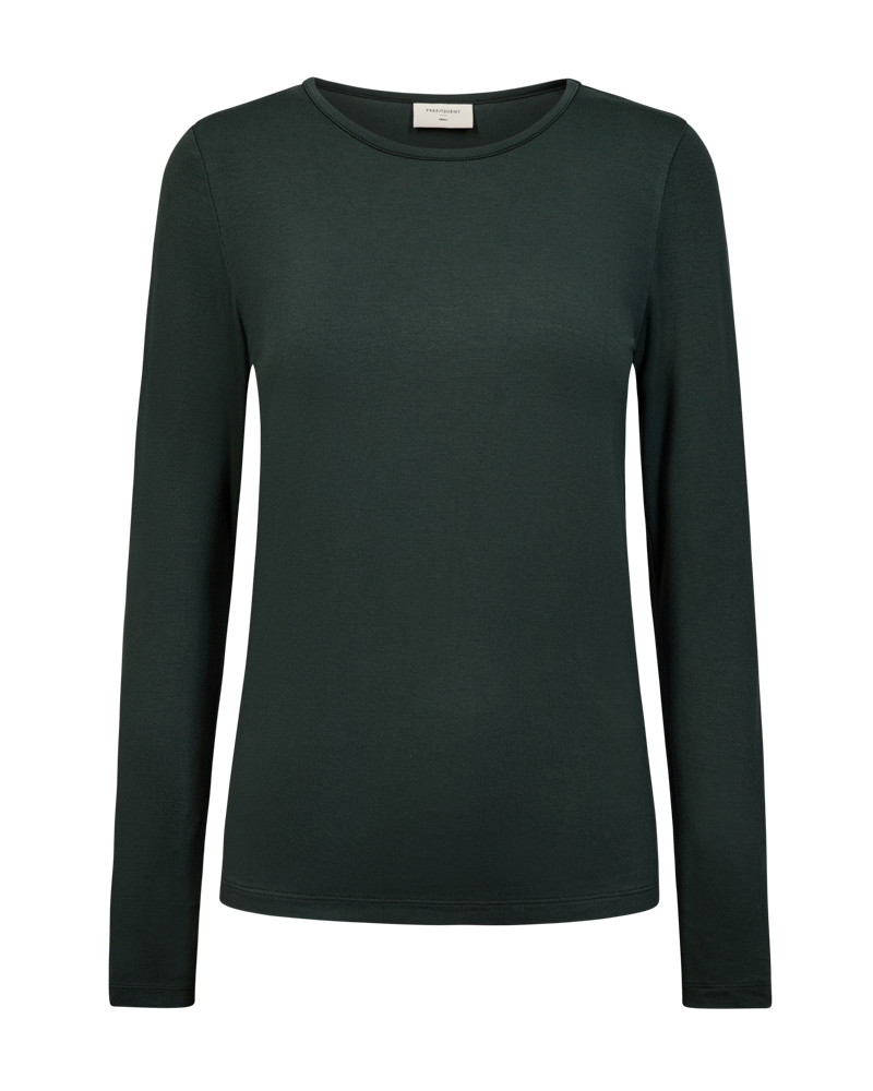 Långärmad T-Shirt FFREEQUENT- FQLana 205298 Deep Forest