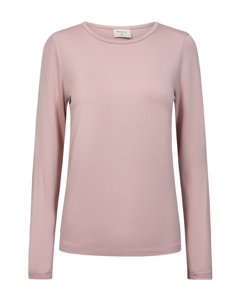 Långärmad T-Shirt FFREEQUENT- FQLana 205298 Pale Mauve/ Gammelrosa