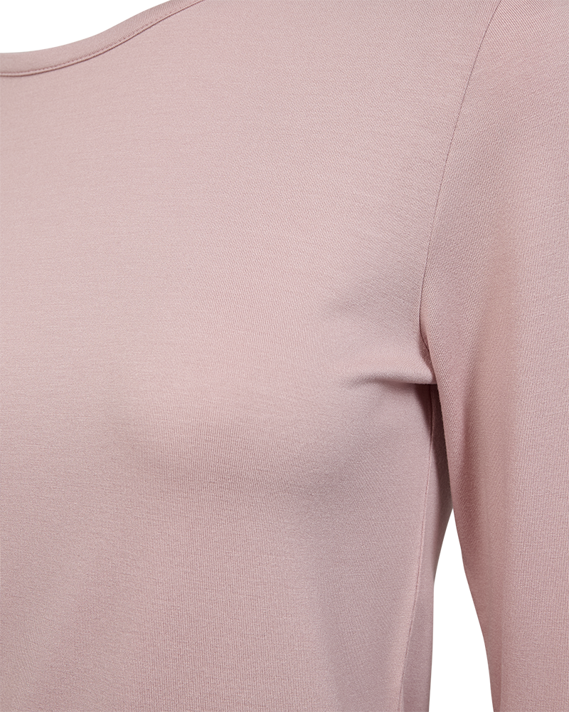 Långärmad T-Shirt FFREEQUENT- FQLana 205298 Pale Mauve/ Gammelrosa